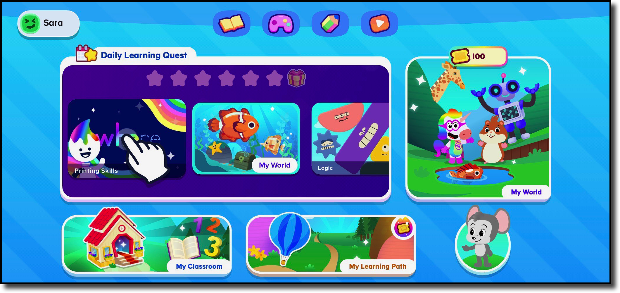 5 - ABCm 2 home screen.png