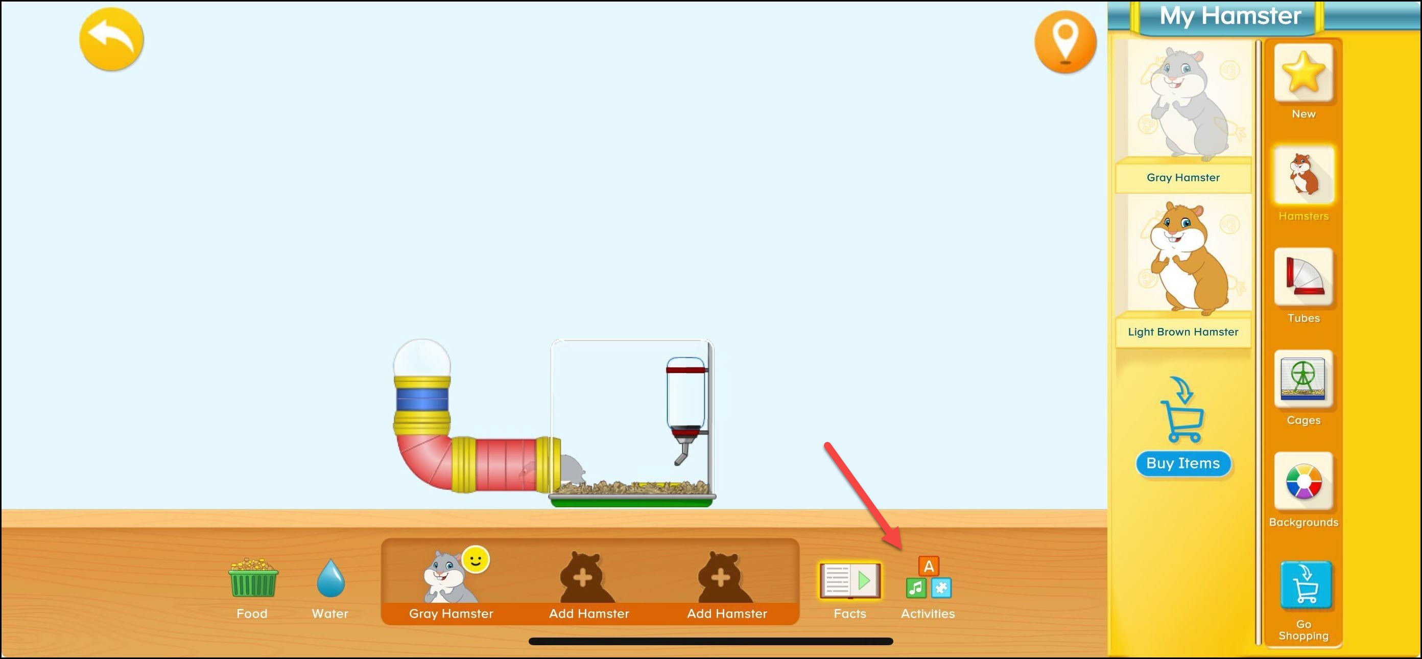 My Hamster Section in ABCmouse Classic – ABCmouse