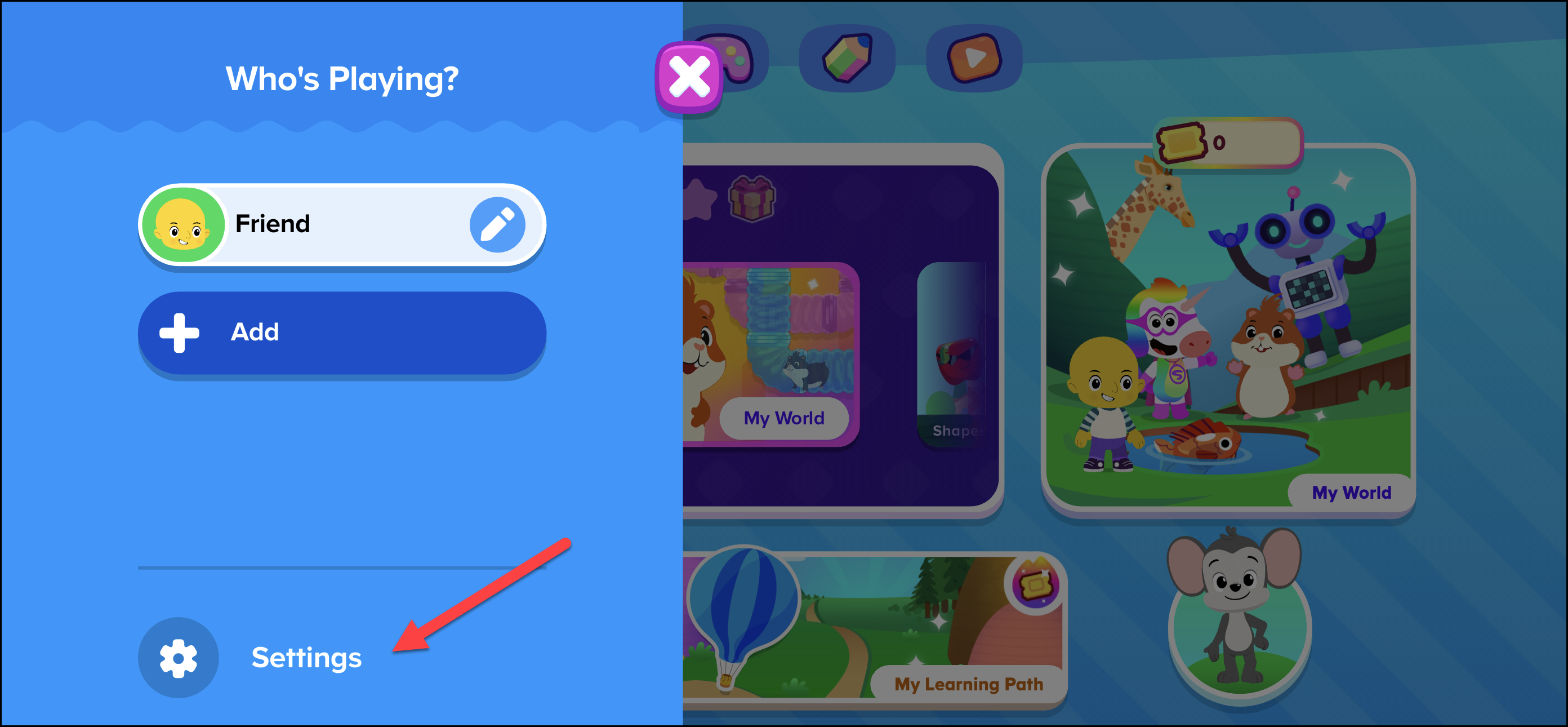 English (American) whos playing screen pointing to settings for premium users v1.46.3.png