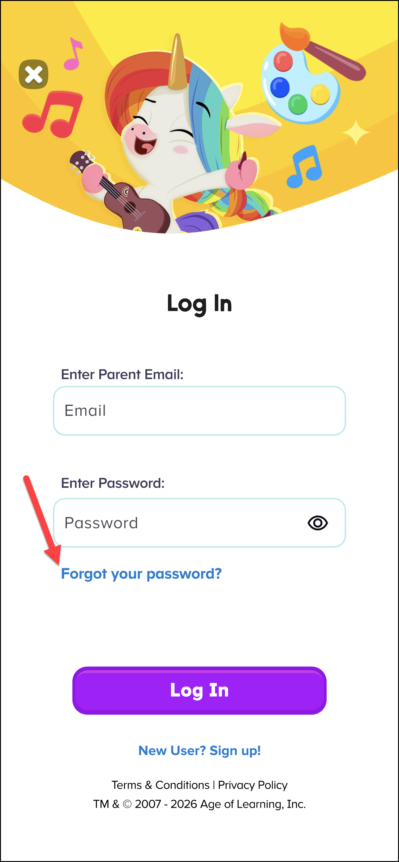 English (American) ABCmouse 2 v1.48.0 Log in pointing to forgot your password hyperlink.jpg