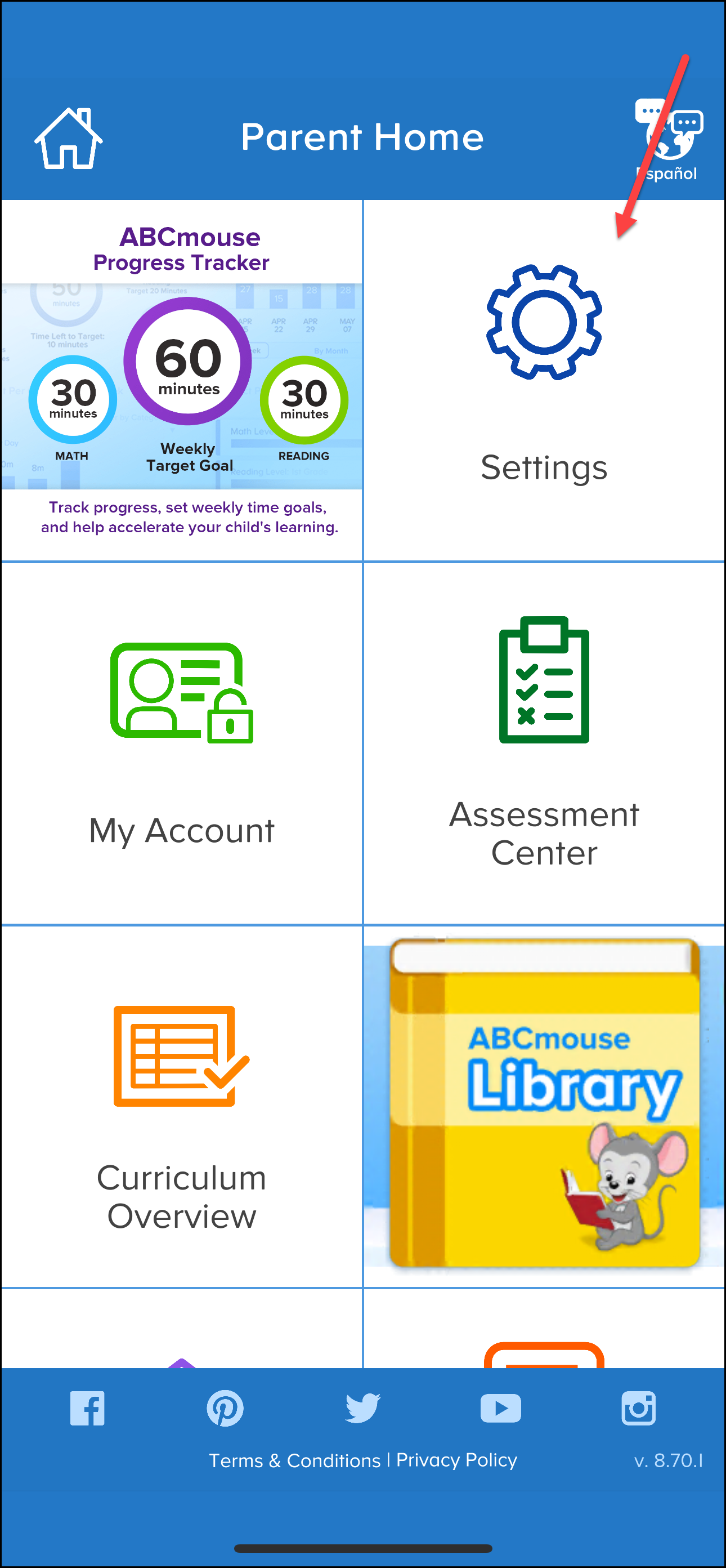 ABCmouse parent home pointing to settings tab.png
