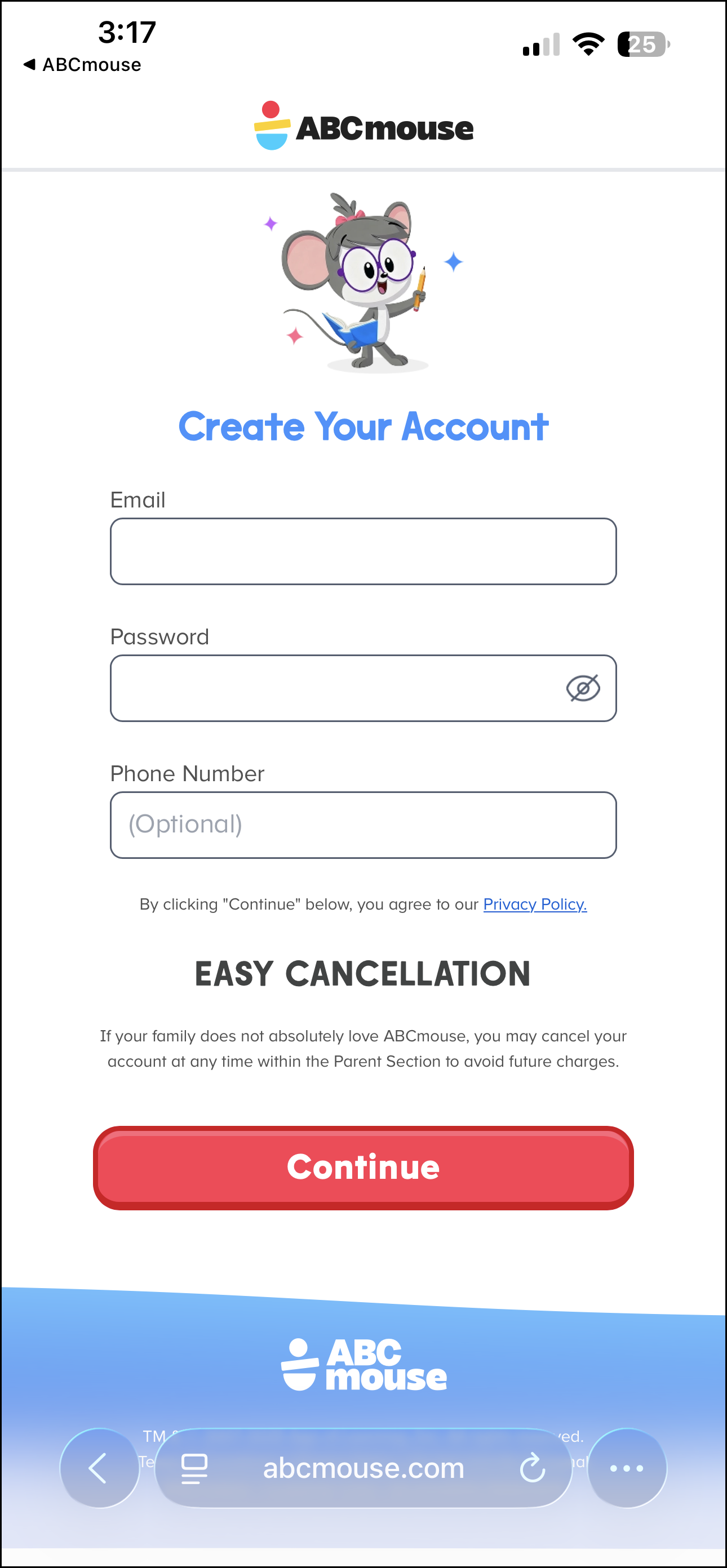 English (American) ABCmouse 2 v1.52.1 redirects to webview - create an account.png