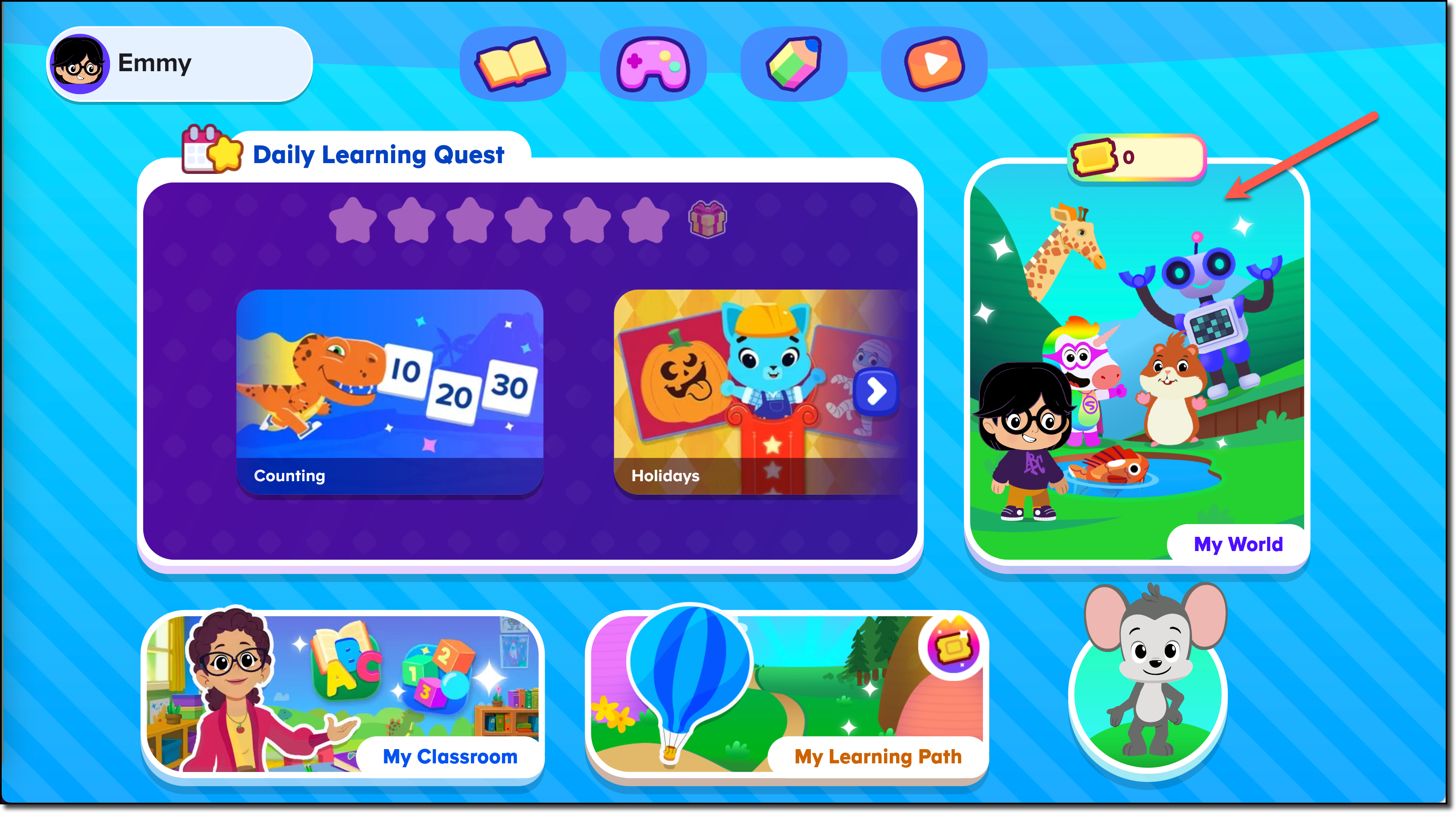 new homepage - my world arrow.png