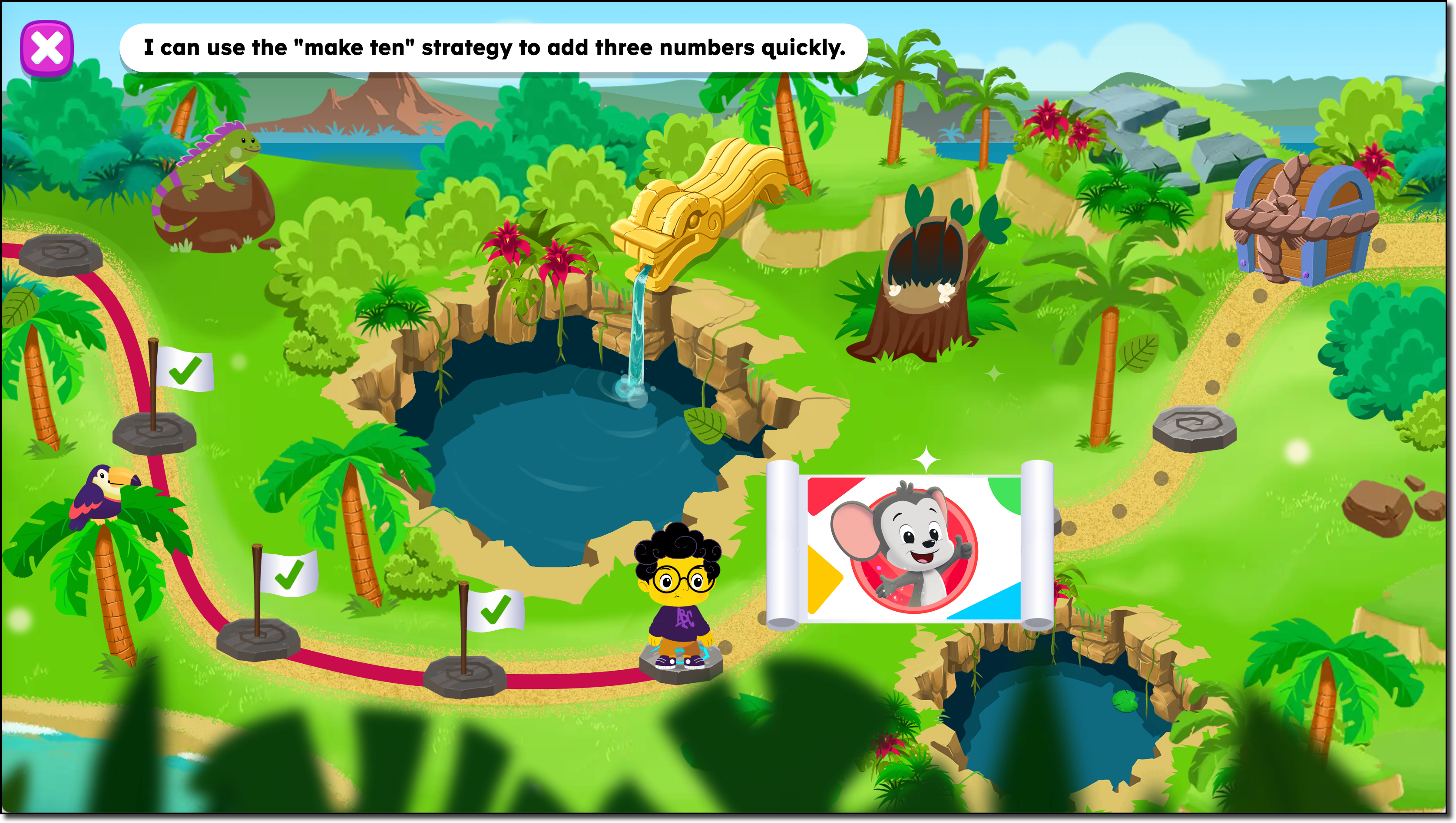 math learning path - 2nd grade - jungle biome.png