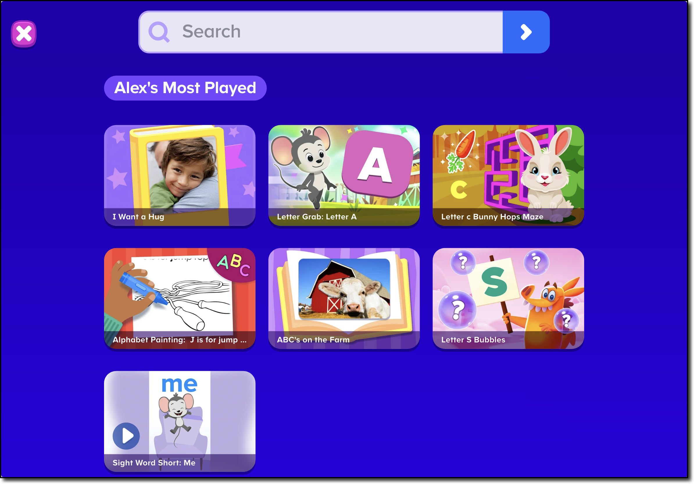 ABCmouse Search page - Most Played.png