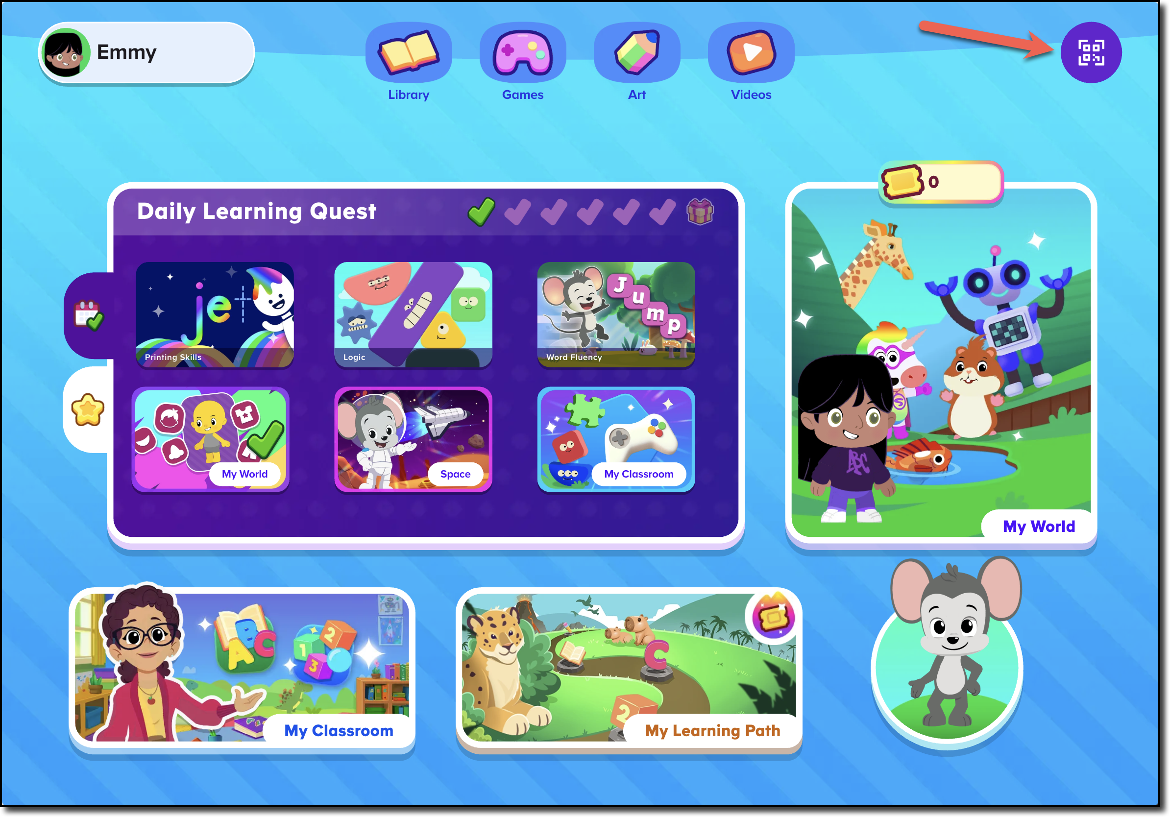 ABCmouse home - Código QR w arrow.png