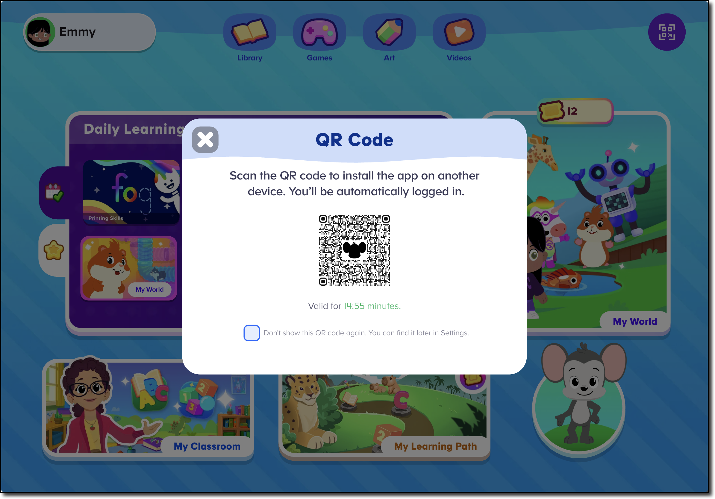ABCmouse - Código QR scan popup.png