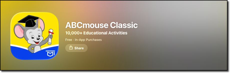 ABCmouse Classic - tienda de aplicaciones de apple rebrand.png