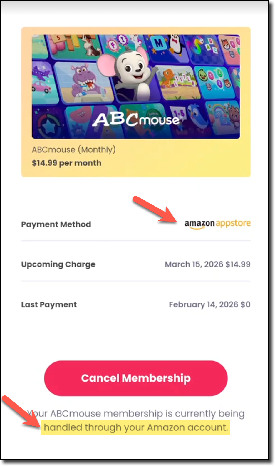 . Detalles de facturación ABCM - Amazon appstore.es