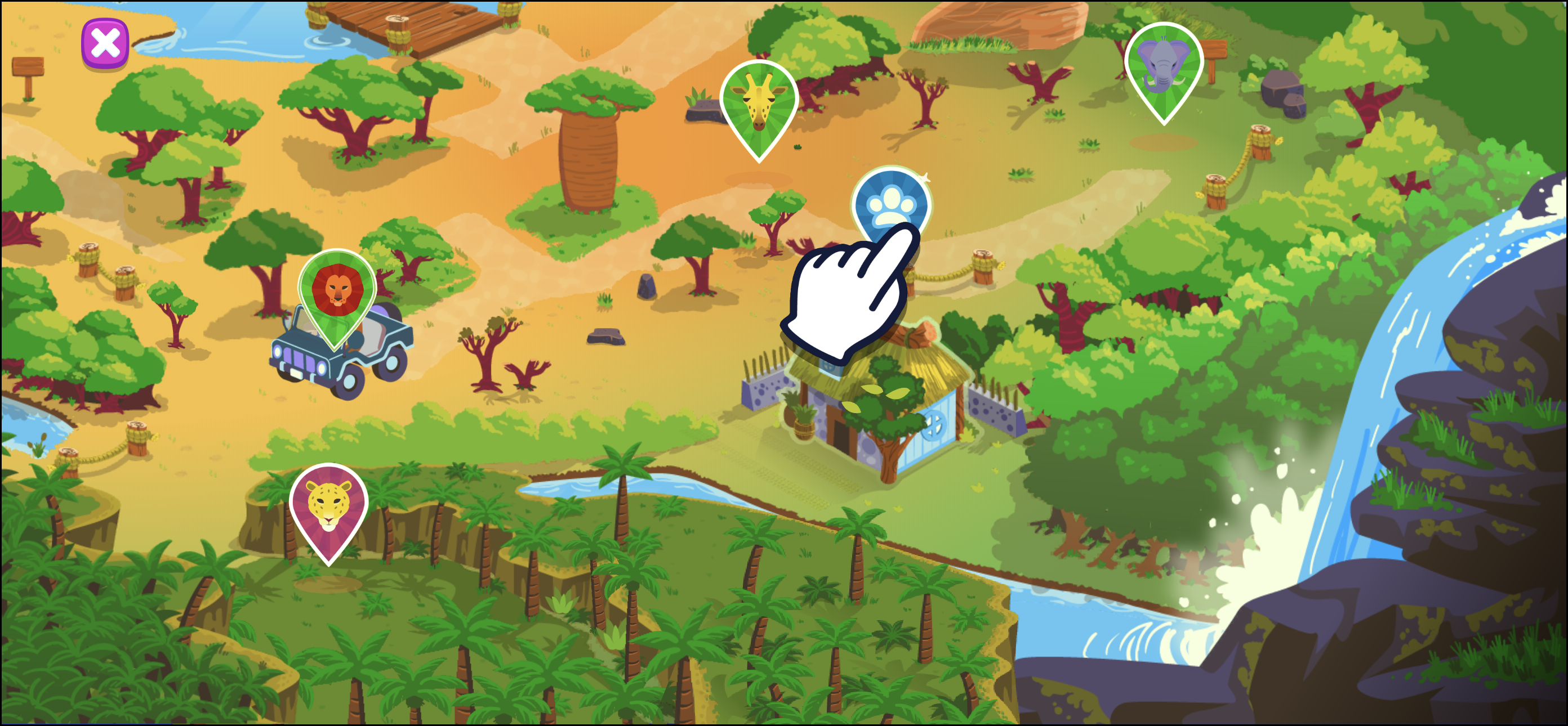 zona de safari apuntando al icono de la pata.png