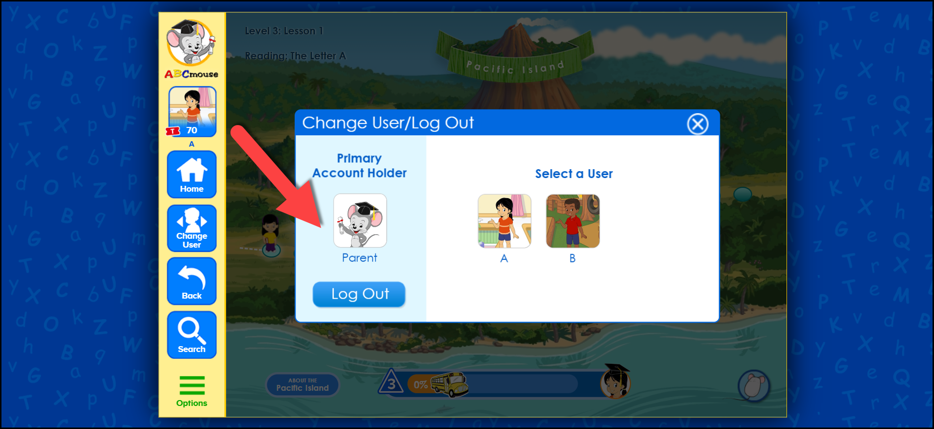 ABCmouse Classic Cambiar usuario apuntando al perfil del padre.png