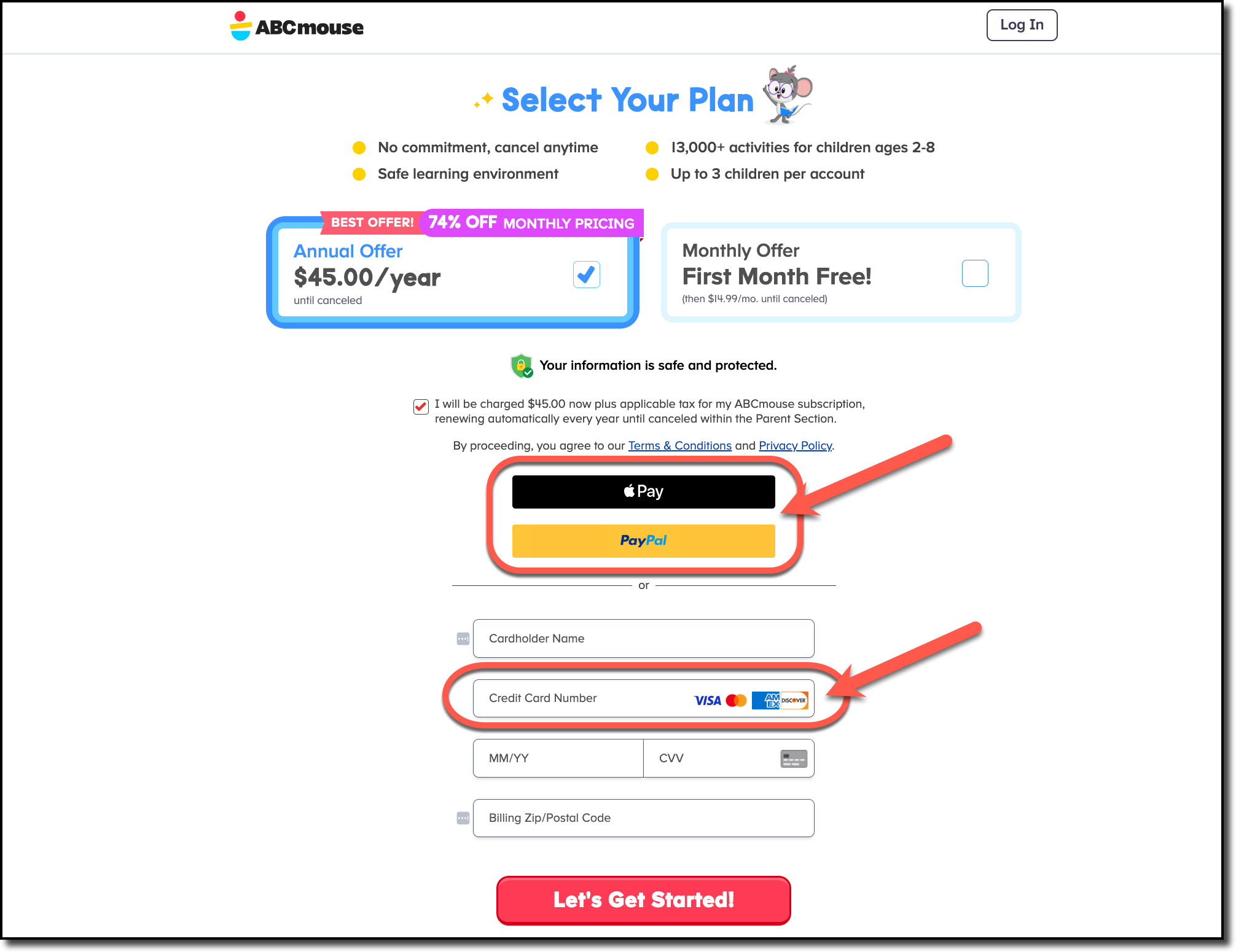 ABCm - Select Your Plan Credit Cards PayPal Apple Pay.png