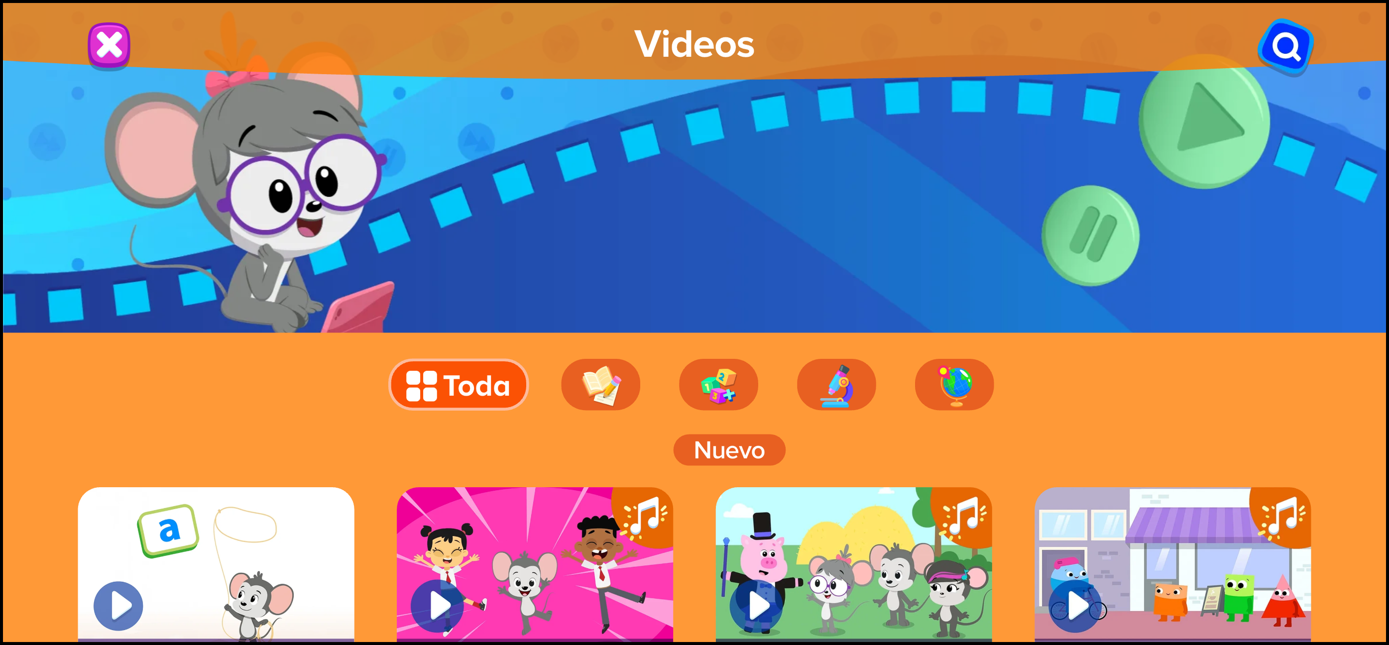 Espanol (Mexico) ABCmouse v1.63.0 Videos in My Classroom area.png