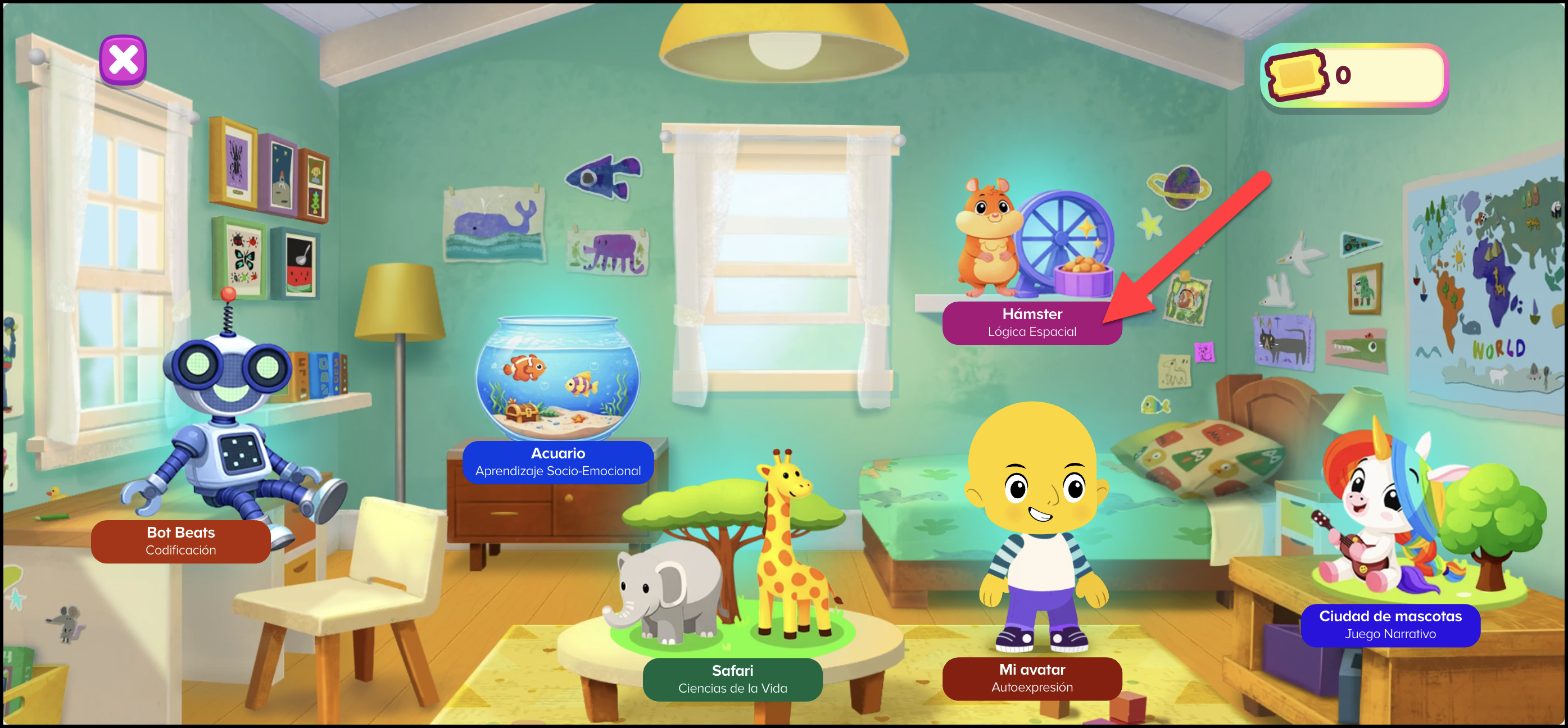 Espanol (Mexico) ABCmouse v1.63.0 My Hamster area.png