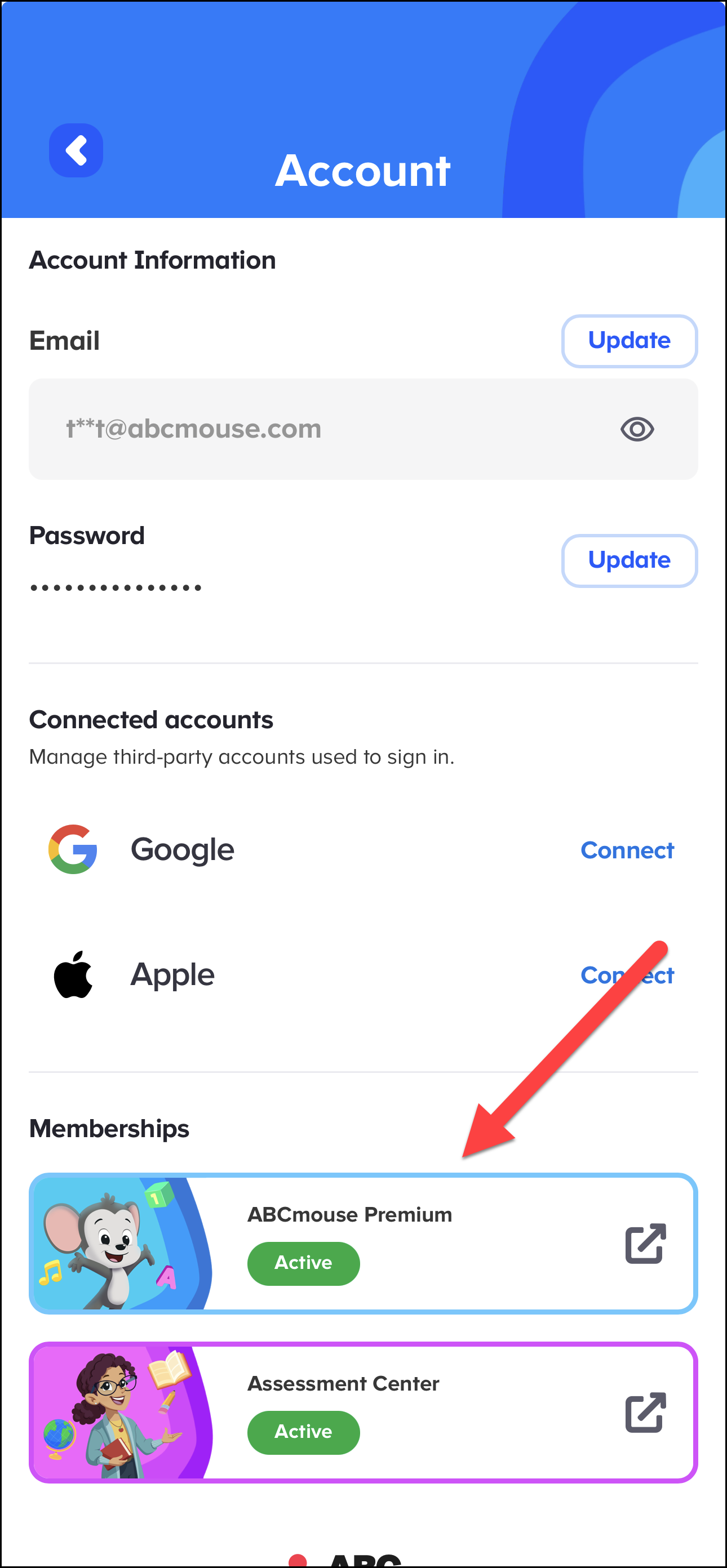 English (American) ABCmouse v1.63.0 point to Membership section.png