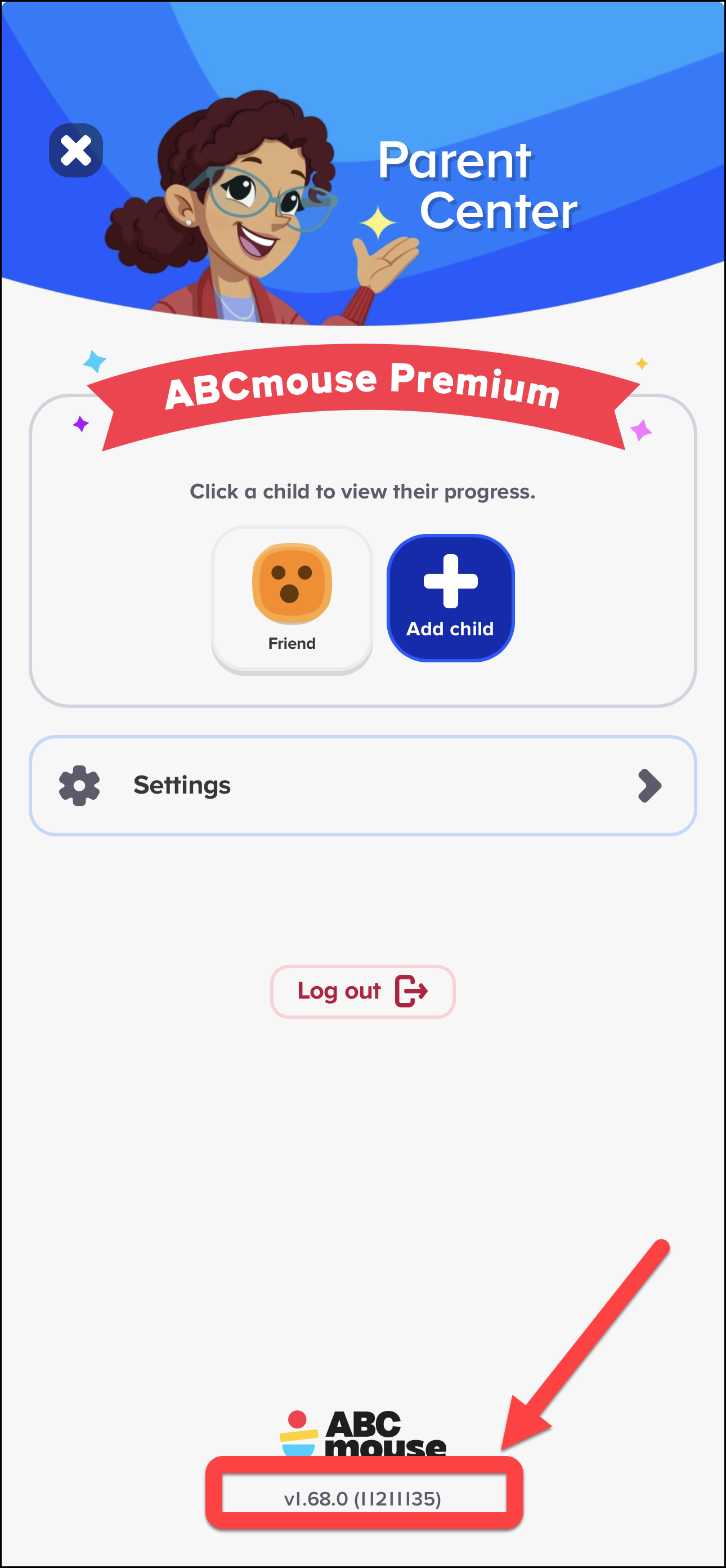 English (American) ABCmouse v1.68.0 Pointing to App Version number in Parent Center.png