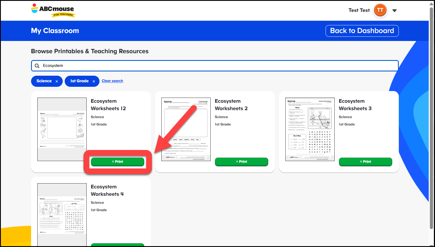 English (American) ABCmouse v1.68.0 Teacher account pointing to +print on the browse printables & teaching resources.png