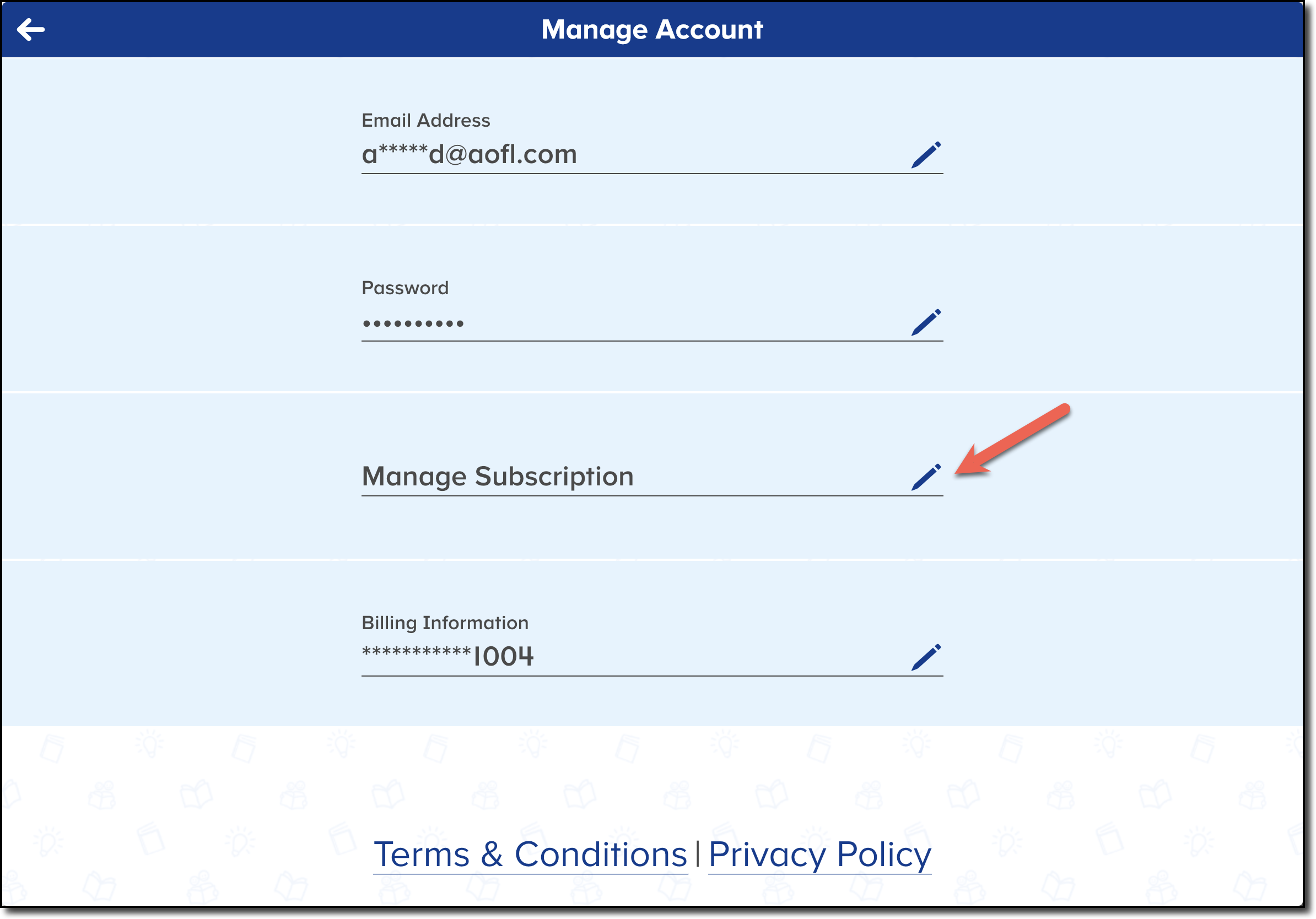ReadingIQ - Manage Account Section Manage Subscription arrow 5.png