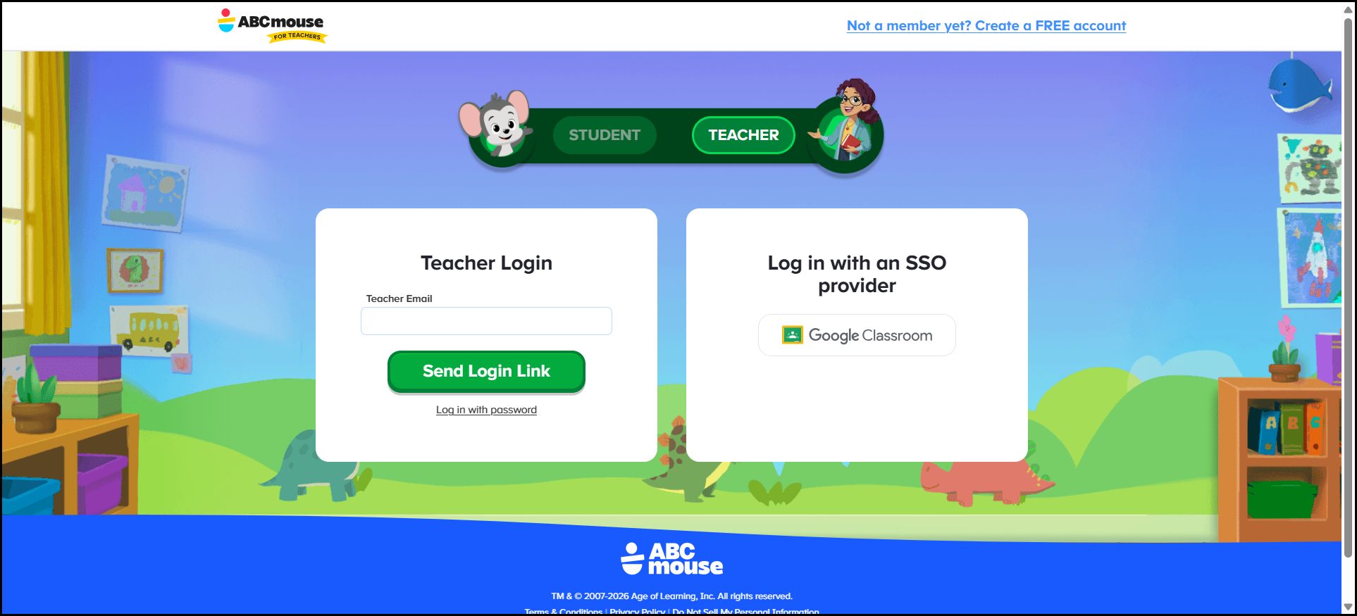 English (American) ABCmouse v1.68.0 Teacher login page.png