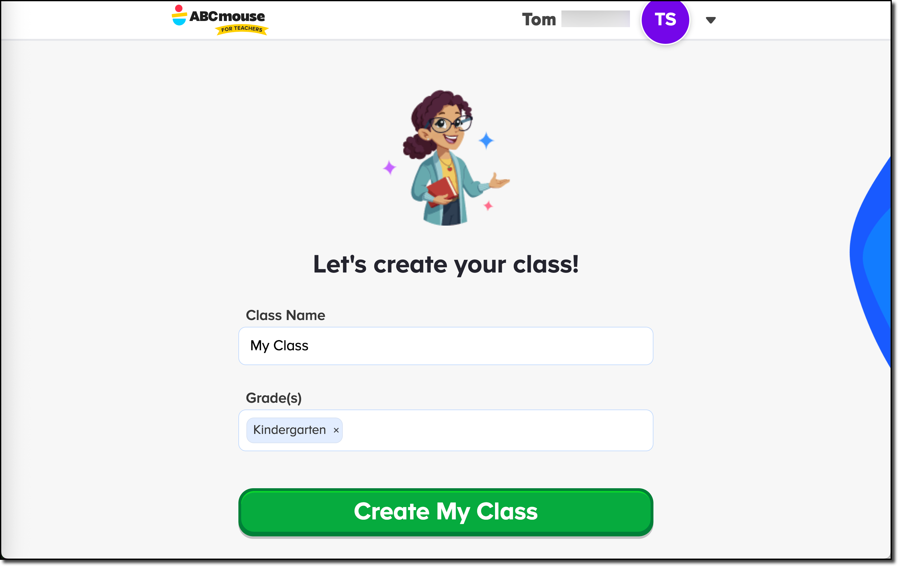 Teachers - Create My Class screen.png