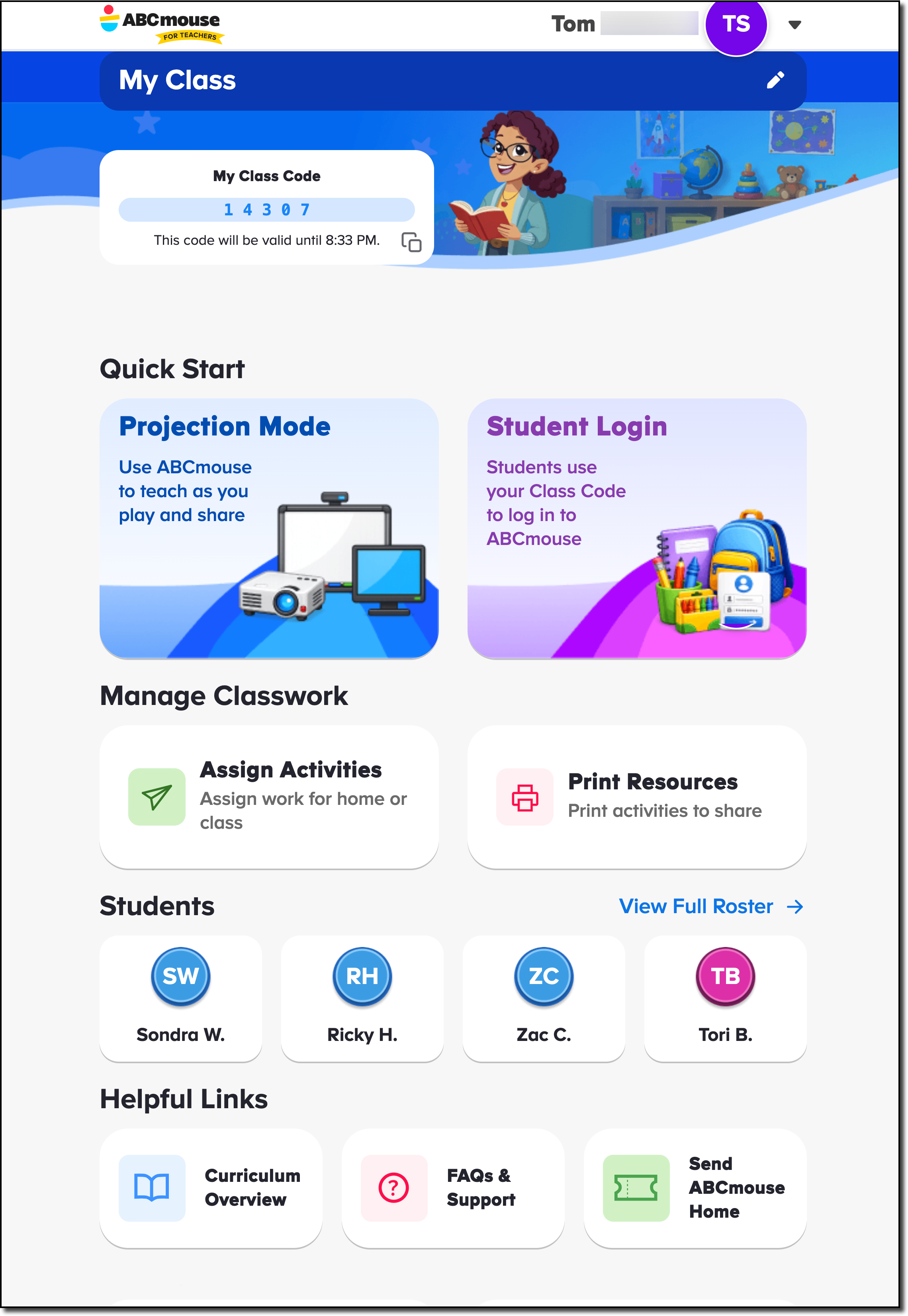 Teacher Dashboard - full screen.png