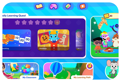 ABCmouse: Kids Learning Game Homepage